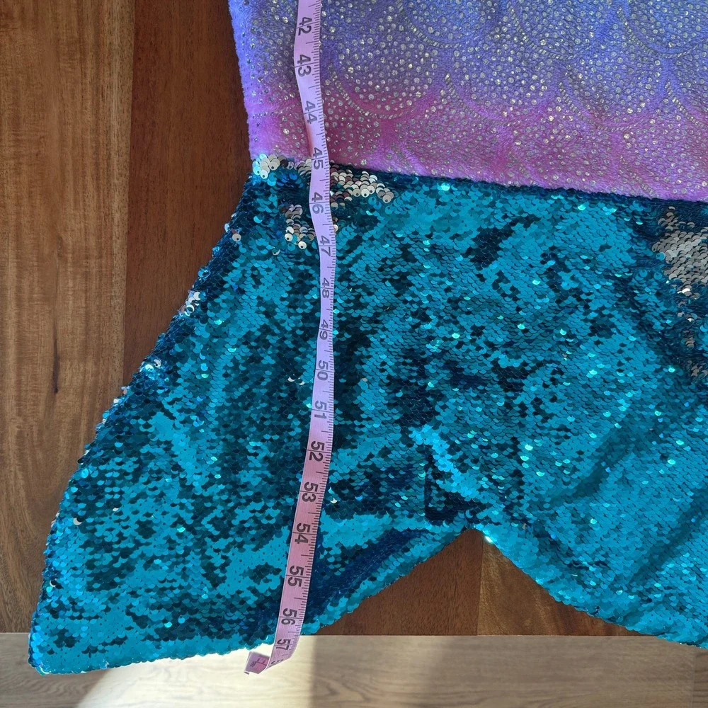 Mermaid Sequined Tail Blanket/Sleeping Bag Pink/Teal/Purple